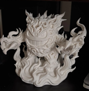 Gengar elemental em impressão 3D